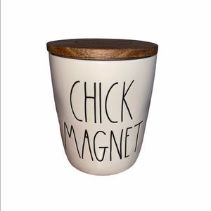 Chick Magnet Canister small wood lid